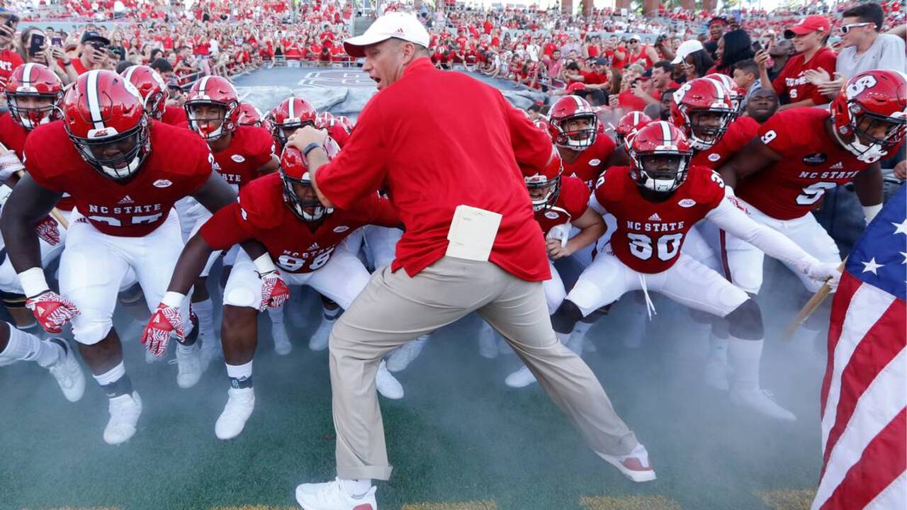 Take the field with the NC State Wolfpack