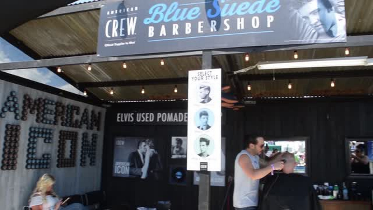 Country music, cold beer and...a haircut?