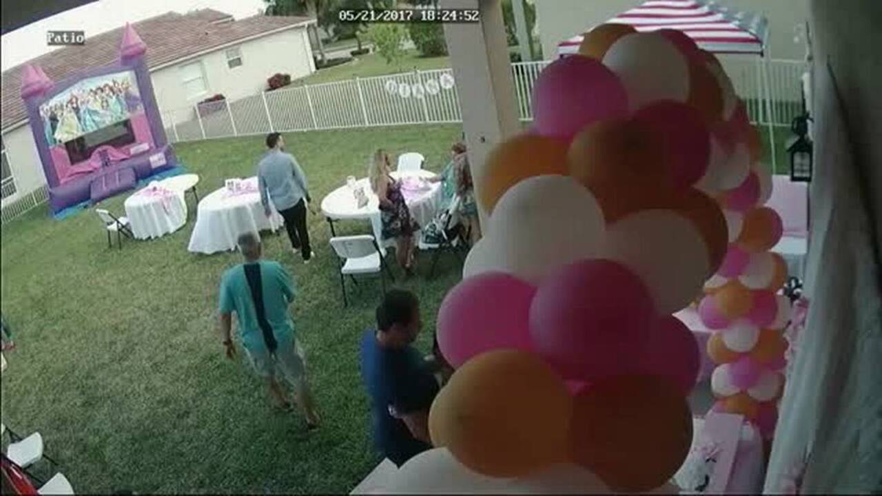 Florida man deflates neighbor's bounce house, trapping toddlers inside