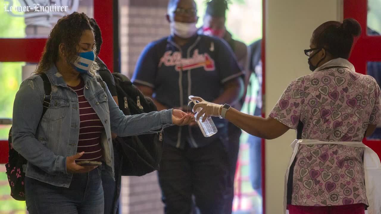 Inside Central High School as students, staff return to class with COVID precautions