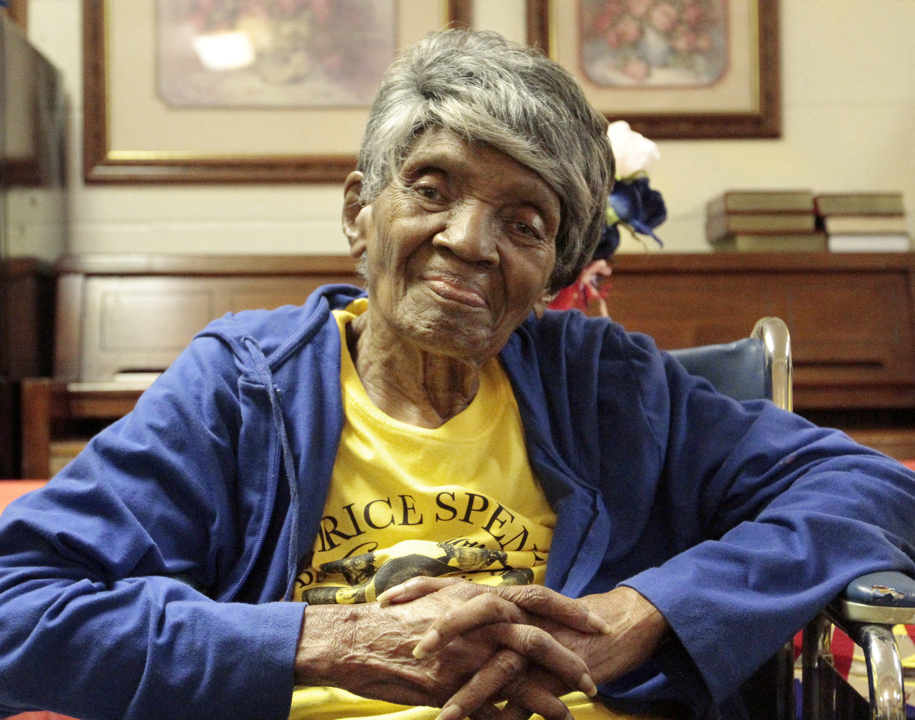 Five generations honor Columbus 96-year-old with song, praise and a gold crown