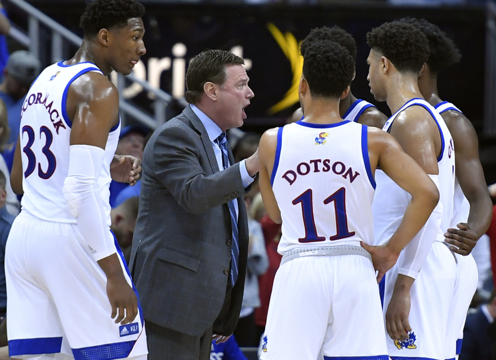 Bill Self liked KU’s second half in Big 12 Tournament win over West Virginia