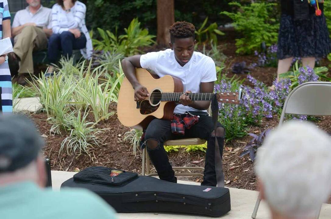 Lee Jean performs at annual Children's Memorial Garden ceremony at Hilton Head Hospital