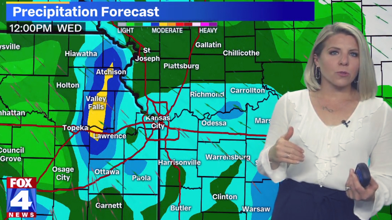 Strong to severe thunderstorms possible in Kansas City this week (Video ...