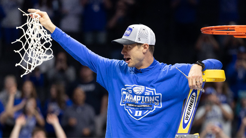 Duke's coach Jon Scheyer praises Cayden Boozer after ACC Tournament championship win