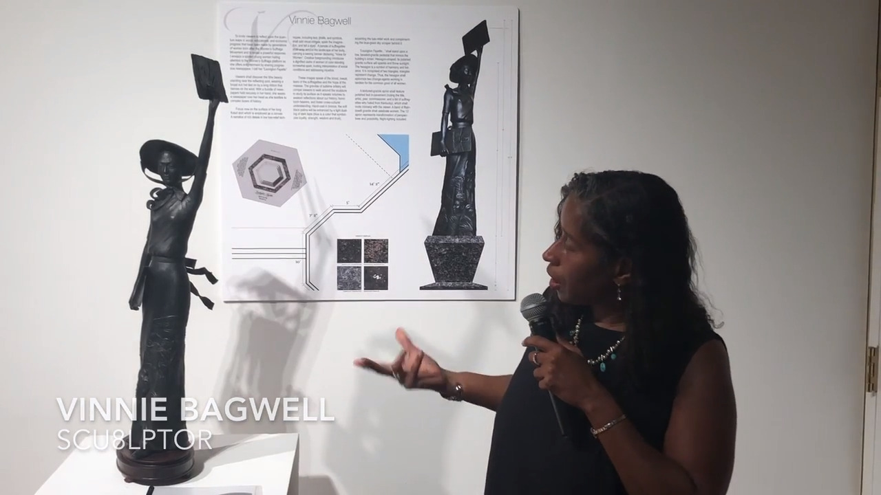 Artists unveil works for Lexington’s Breaking the Bronze Ceiling
