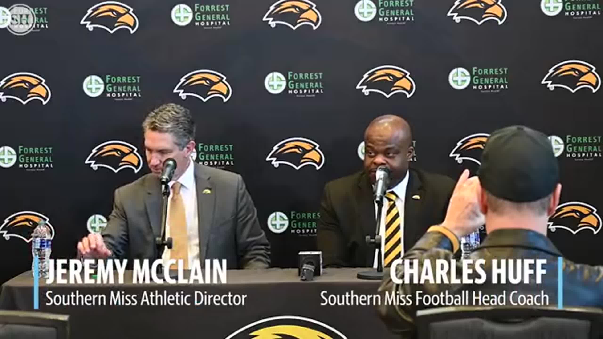 Southern Miss introduces new football coach Charles Huff