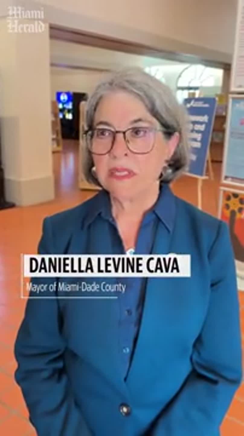 Three questions with Miami-Dade Mayor Daniella Levine Cava
