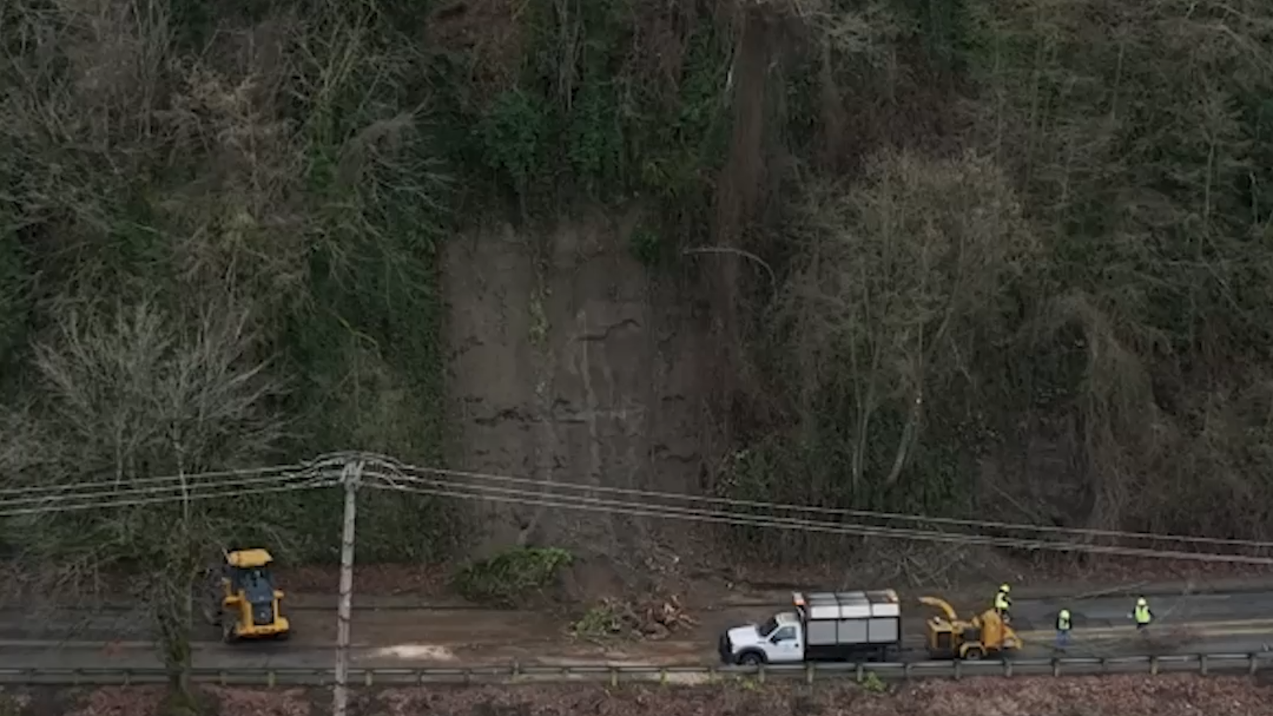 Mudslide Blocks North 30th Street; Road Closure Expected for Hours