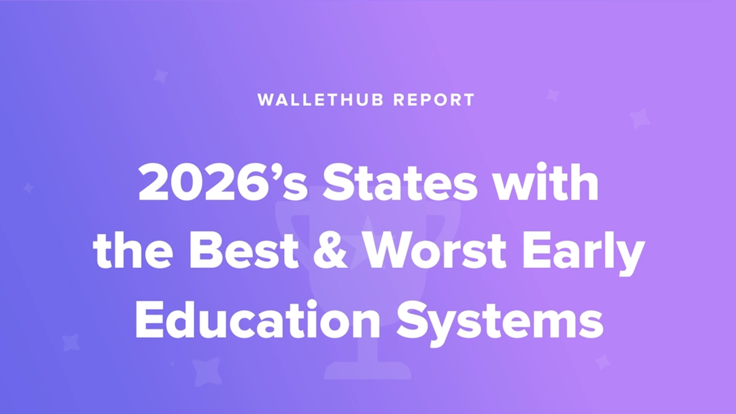 2026 States with the best & worst early education systems