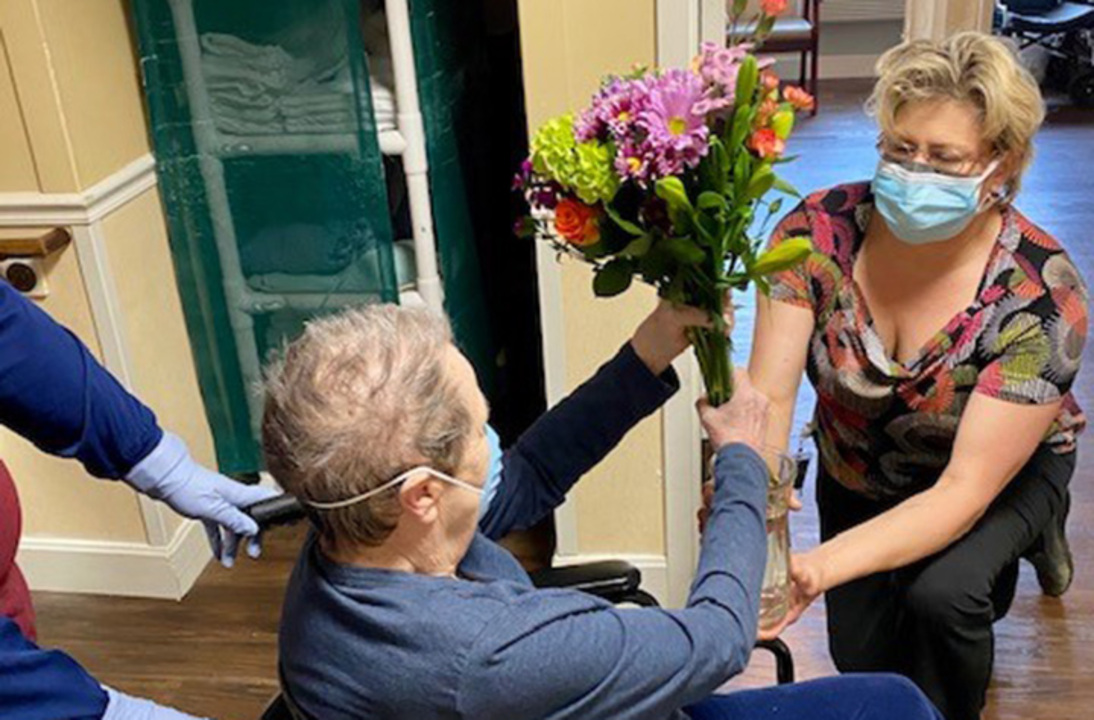 Woman beats COVID-19 while rehabilitating from fall, then celebrates 84th birthday