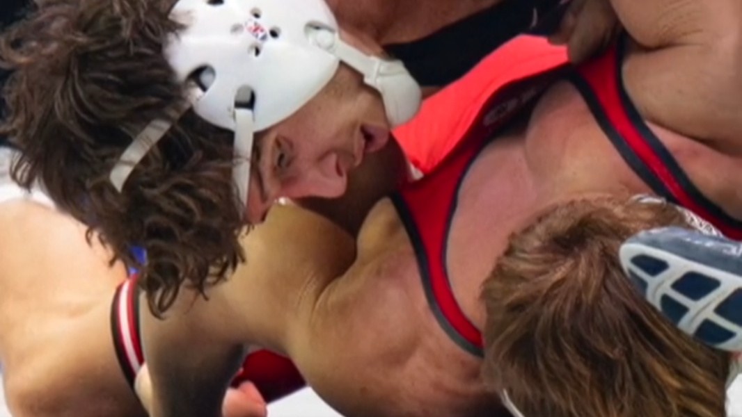 Penn State wrestling coach Cael Sanderson talks about senior Levi Haines