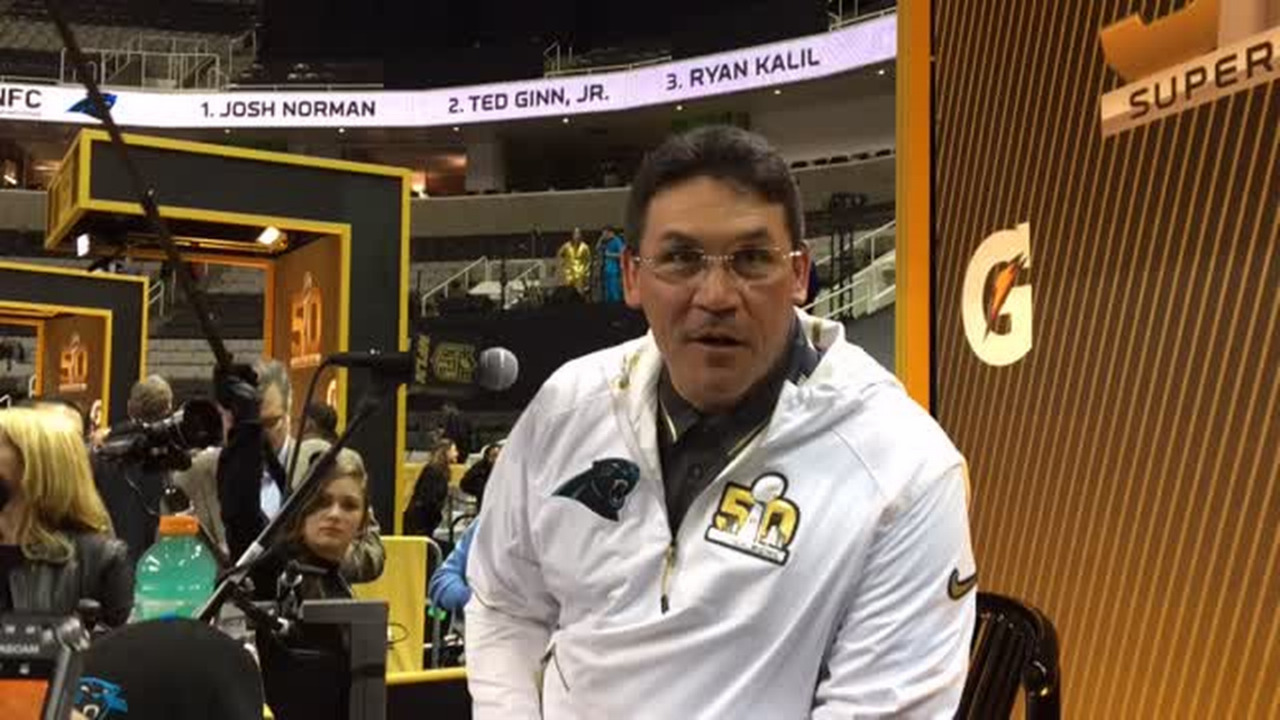 Ron Rivera on comparisons between Panthers and 1985 Bears
