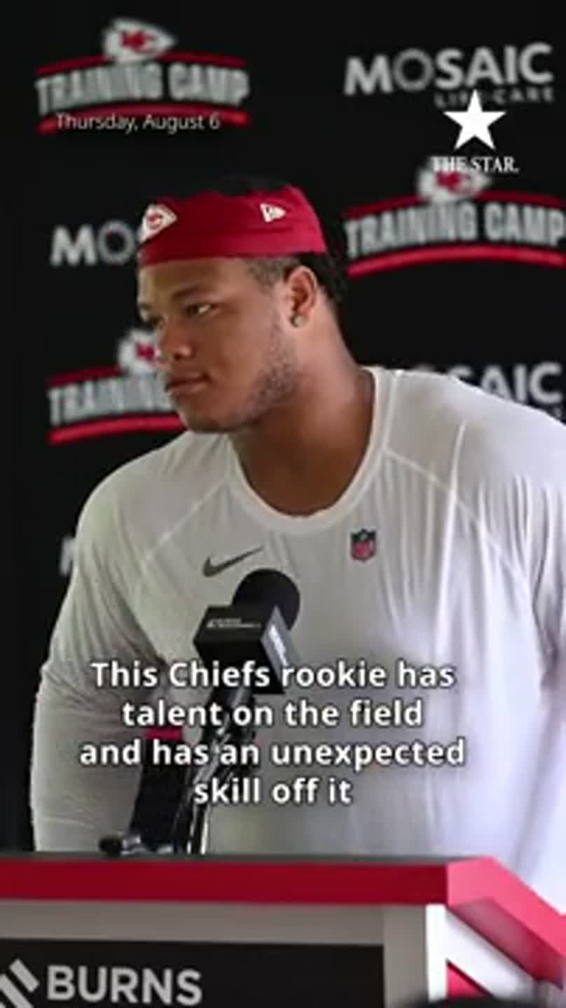 Chiefs' Peter Woods shares his surprising off-field talent