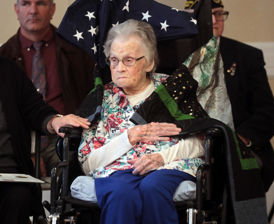 ‘It’s a very great honor’: Veterans honored with Quilts of Valor in Chester ceremony