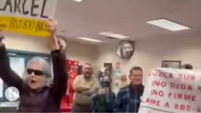 SLO County sheriff posts video of ICE protesters at jail