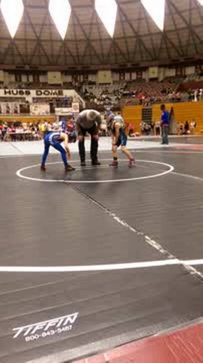 Wow! A 21-second pin! Indian Land second-grader wins AAU national wrestling title