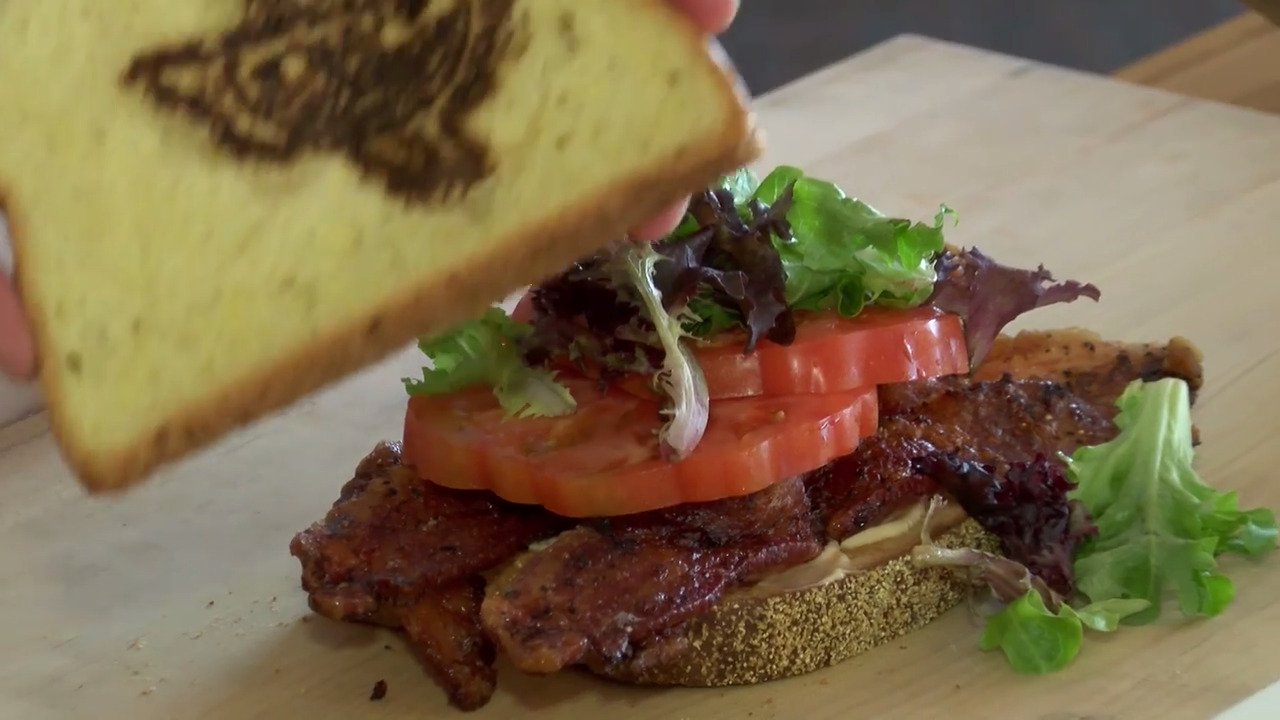 TMS' new sandwich is a BLT, and its size is big-league Texan