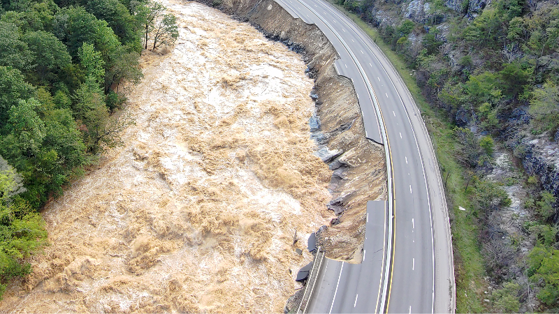 Why no one fell into the Pigeon River from I-40 after Helene | Raleigh News & Observer