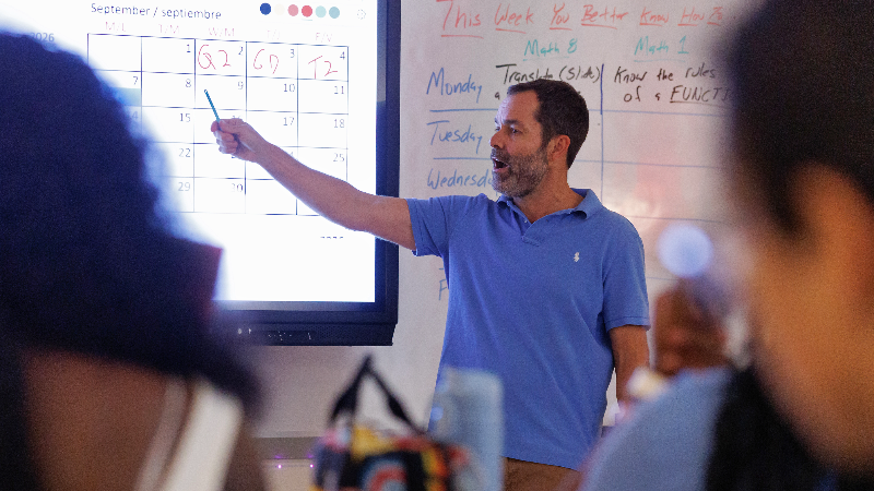'This place is joyous': Leesville Road Middle School teacher talks about school's growth