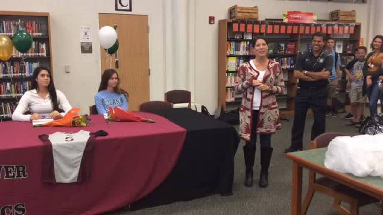 King’s signing is a milestone for Braden River girls track and field