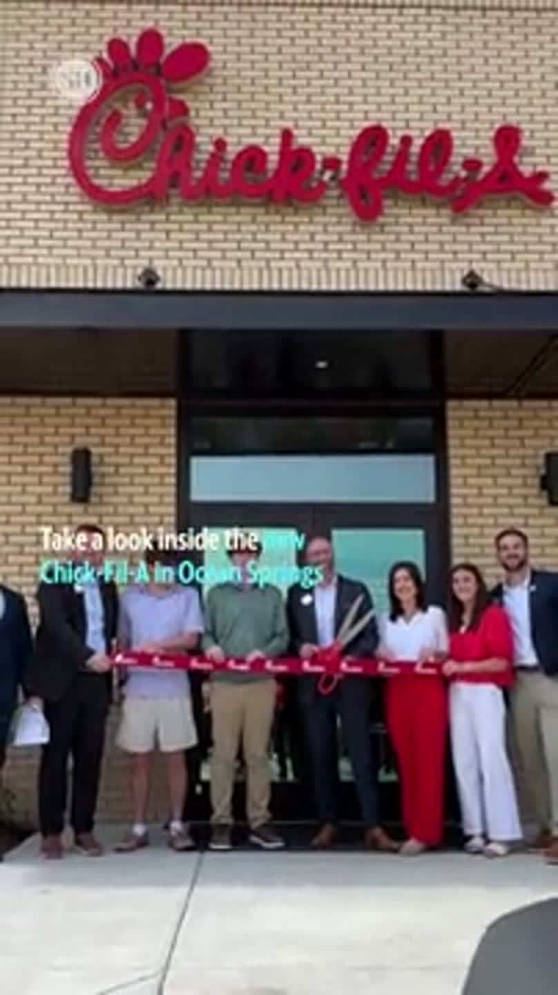 Check out the inside of the new Chick-fil-A opening in Ocean Springs