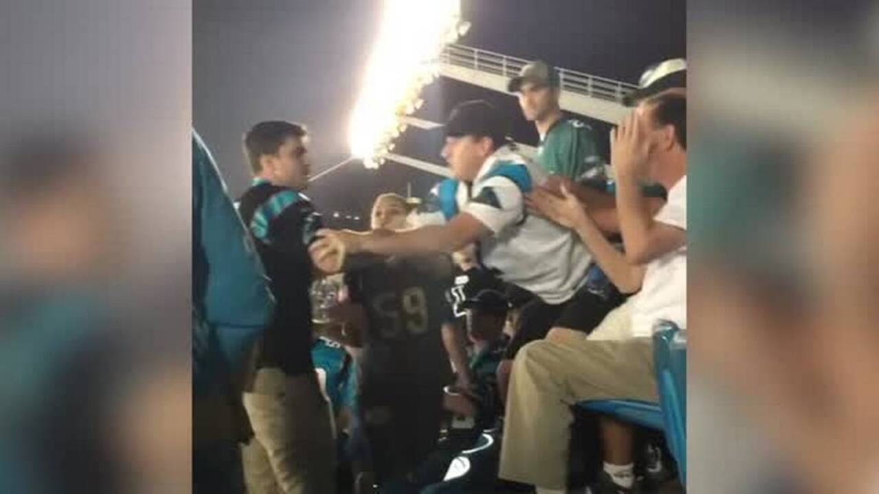 Video captures bloody altercation between Panthers fan, another man at Thursday’s game