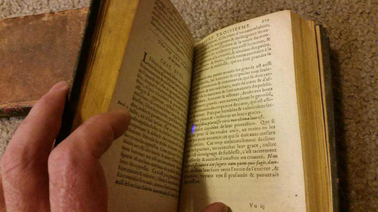 He found 15 books in a Sierra dumpster. Then he found out they belonged to Thomas Jefferson.
