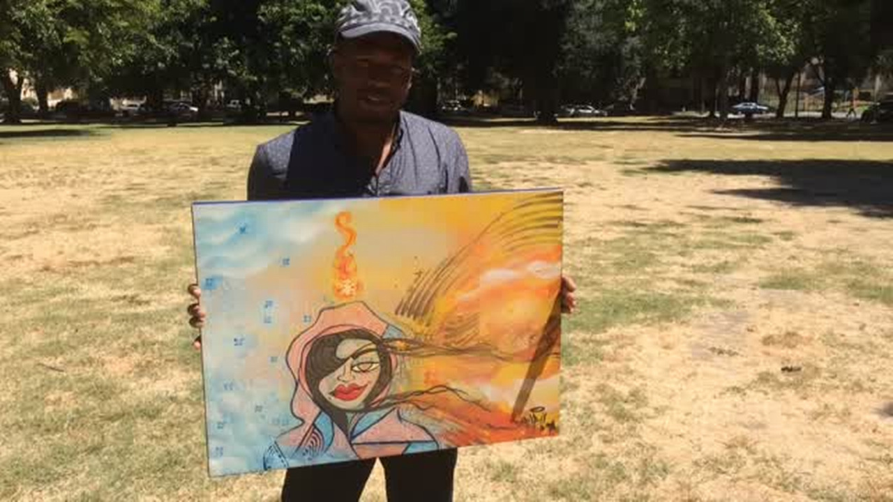 Video: Artist BAMR leaves art around Sacramento