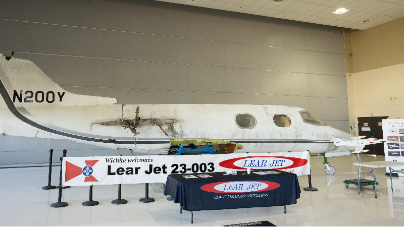 First delivered Learjet returns home for restoration
