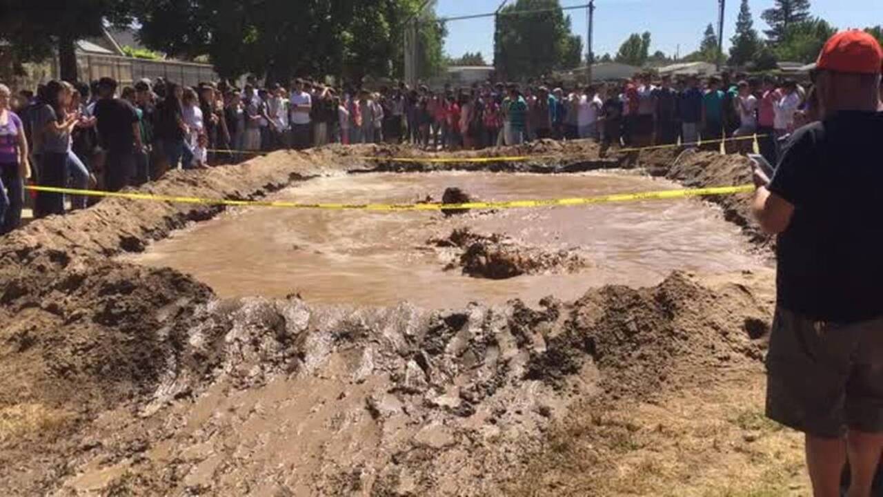 Fun in the mud in Modesto