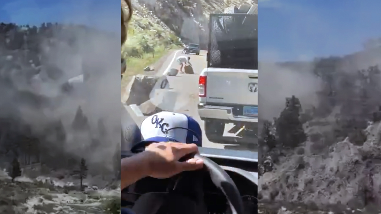 Boulders falling, tires wiggling: Here’s what one man saw during California earthquake