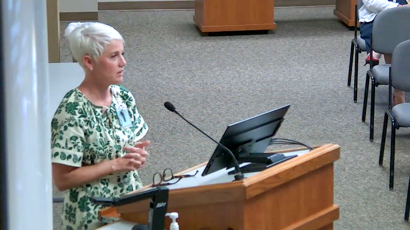 Pasco, WA school superintendent explains reorganization plans at C.L. Booth Building