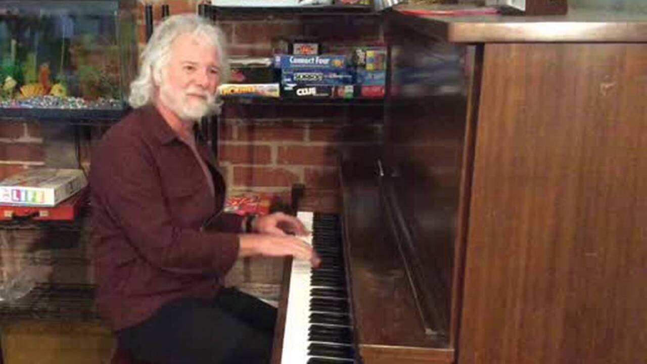 Rolling Stones keyboardist Chuck Leavell on the keys in Macon, Ga.