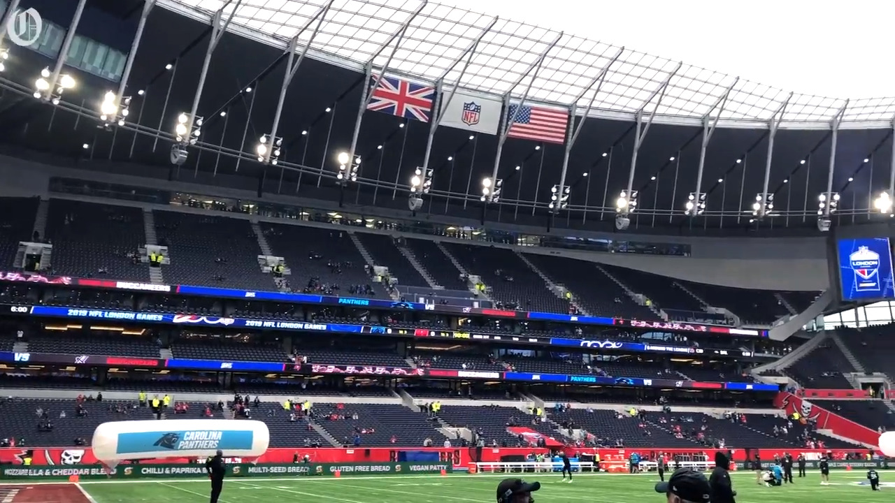 Tottenham Hotspur Stadium is expansive and impressive