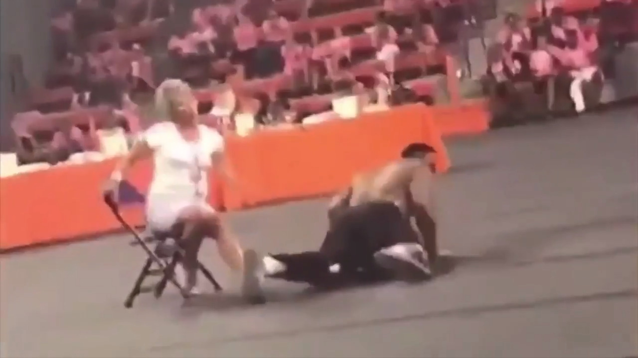 Striptease and half naked football players part of Clemson event for female fans, video shows