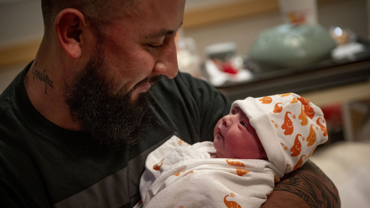 New Sacramento father shares a leap year birthday with his newborn daughter