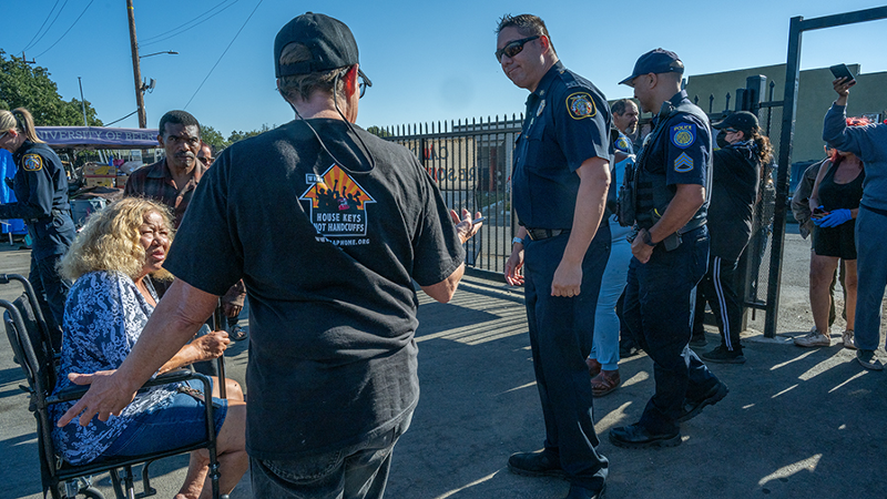Video: Sacramento Fire Department performs safety inspection at Camp Resolution