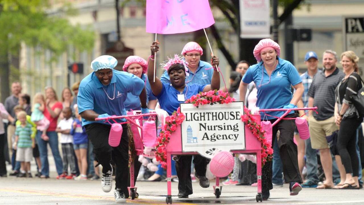 2016 Cherry Blossom Bed Race