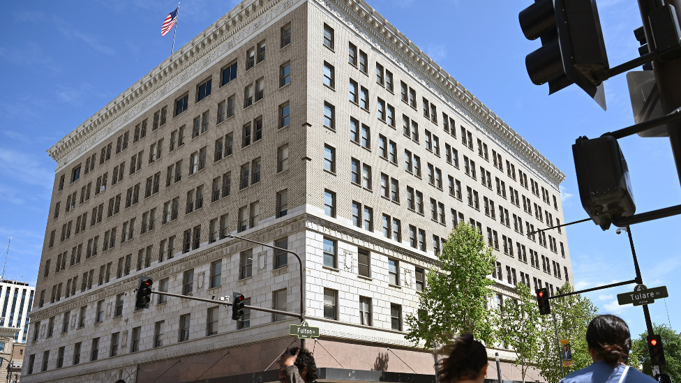 One of downtown Fresno's most recognizable buildings is for sale
