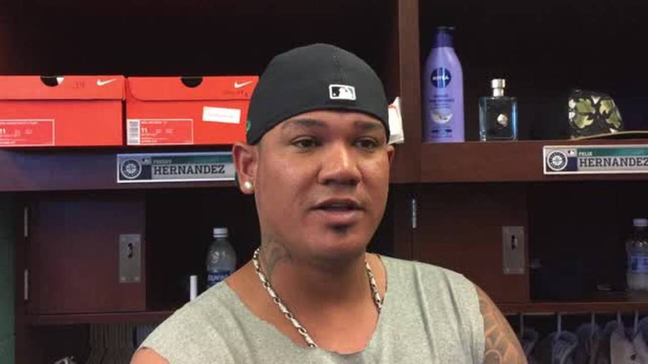 Bulked-up Felix Hernandez arrives at spring training, feels great
