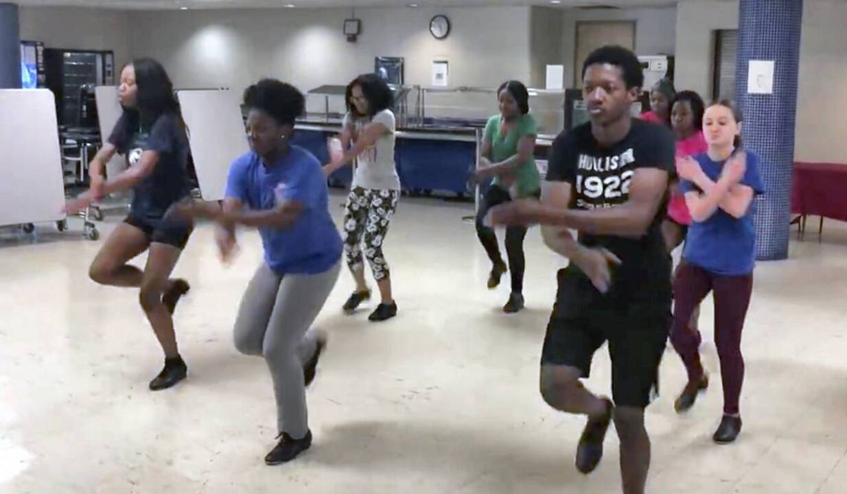 School step team uses video to show support after racial remark on Snapchat