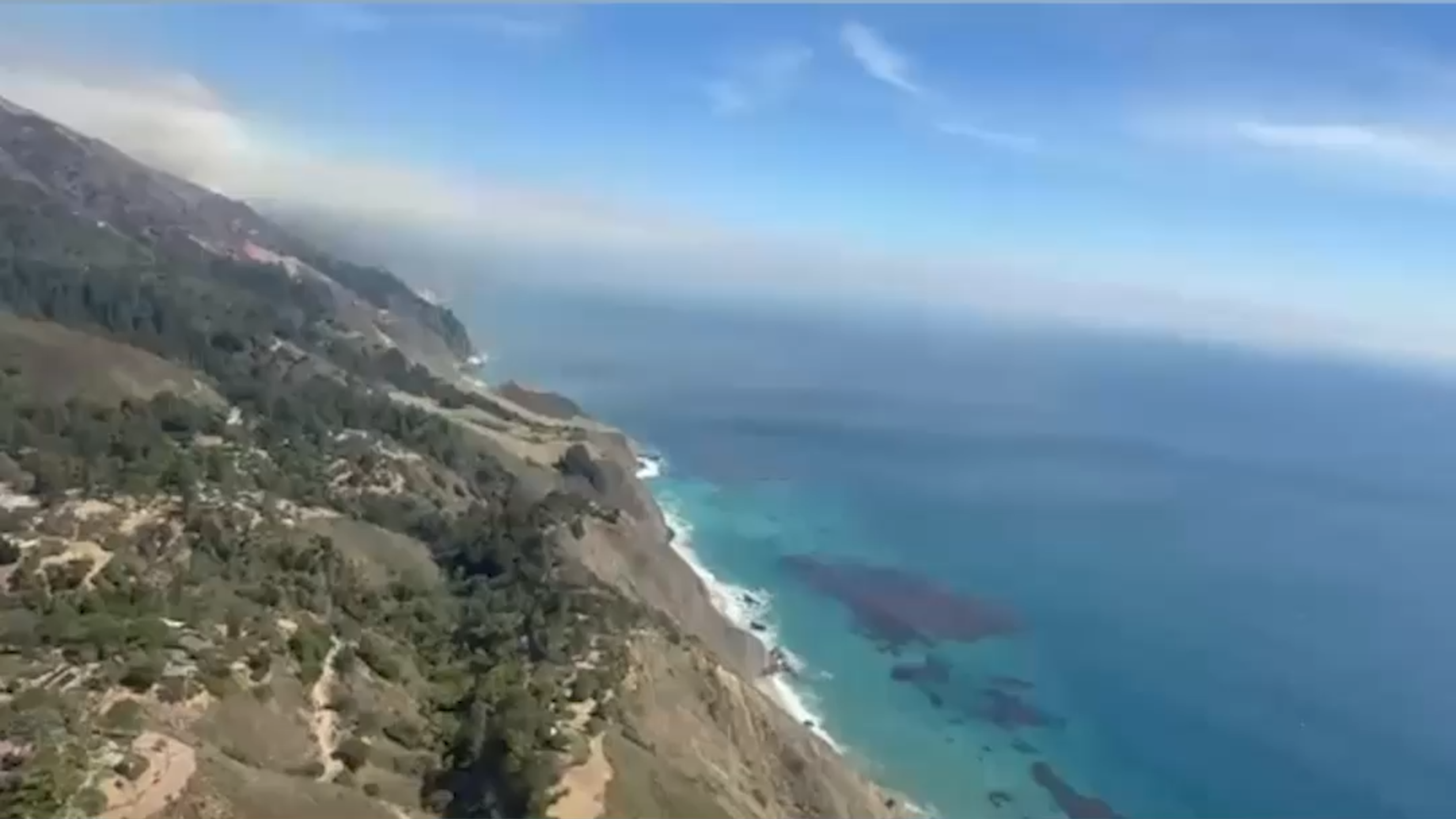 Cal Fire works to contain Timber Fire on Big Sur coast