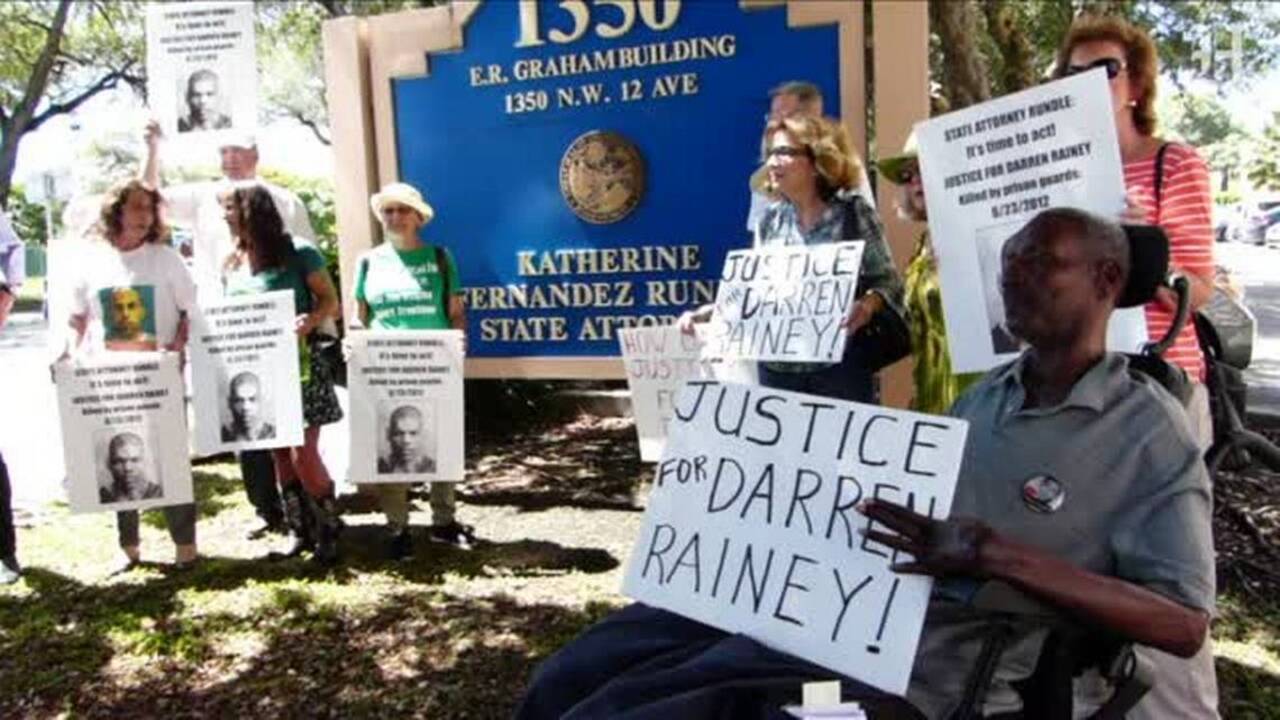 Supporters rally for prison reform on anniversary of inmate's death