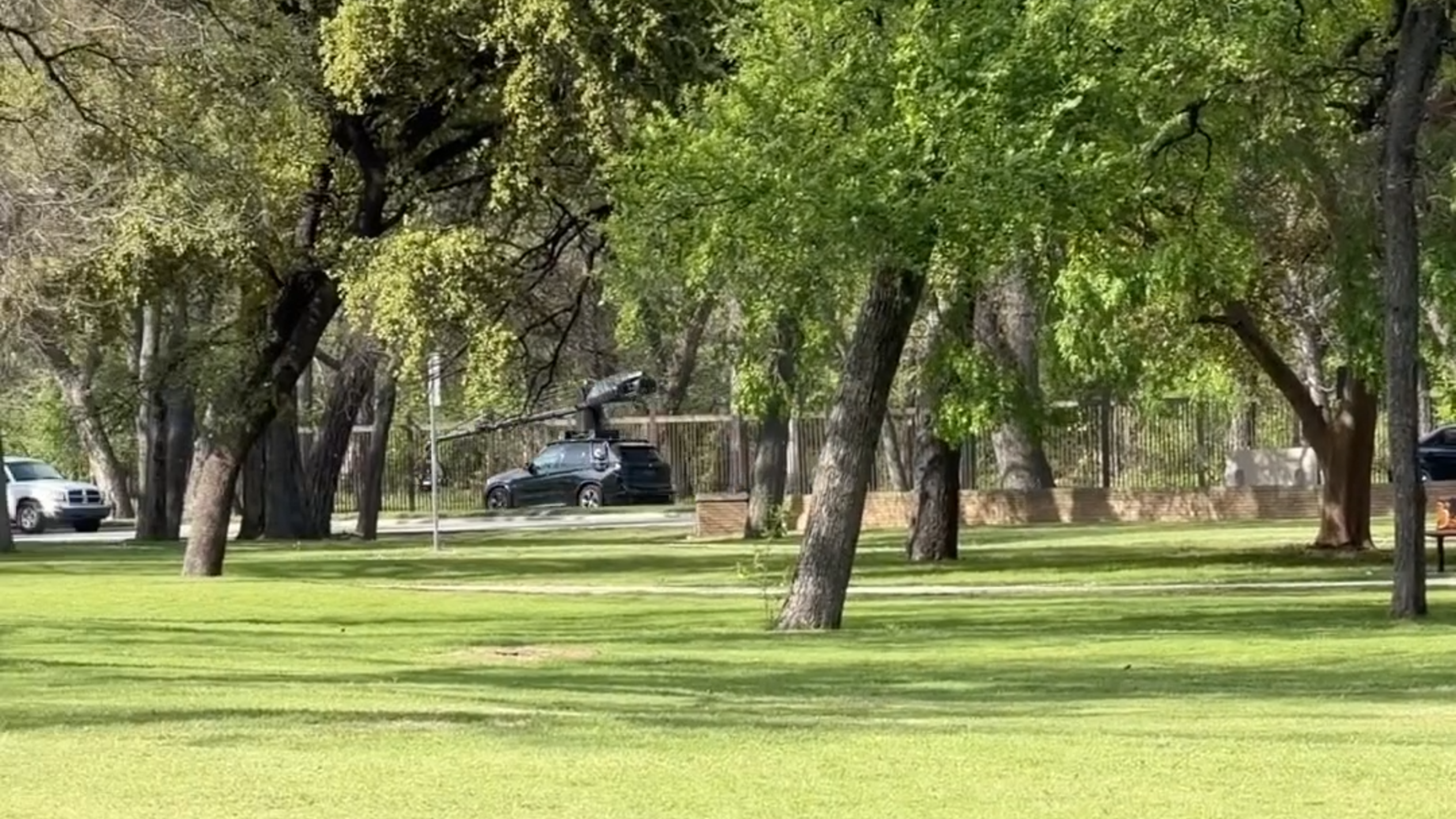 'Lioness' films on University Drive in Fort Worth