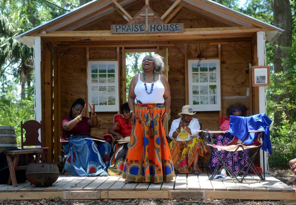 Praise house singers share Gullah music at Mitchellville