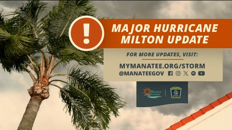 Manatee County officials give storm update as Hurricane Milton ...