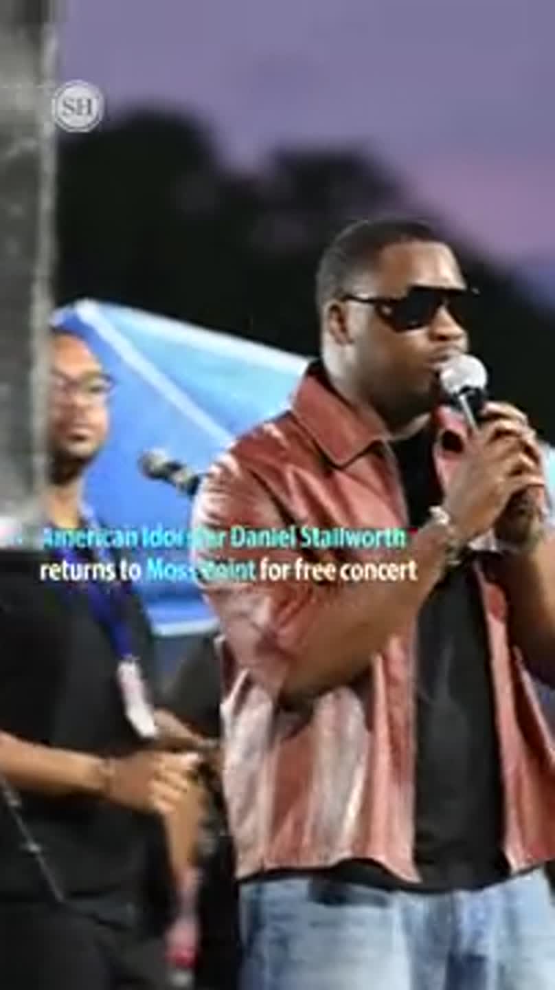 American Idol star Daniel Stallworth returns to Moss Point to perform free concert