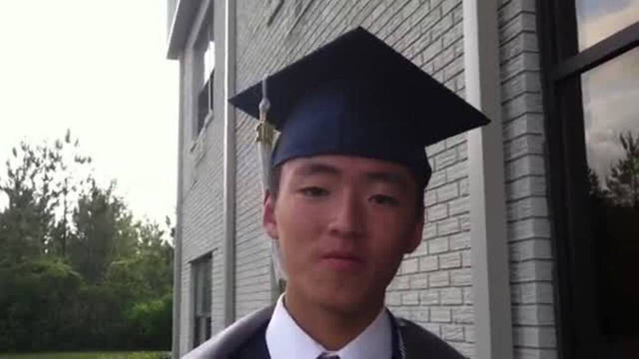 Last-minute arrivals add special surprise for Christian Collegiate Academy graduate 