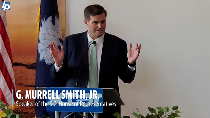 Video of SC Speaker of the House ribbing SCDOT exec for I95 traffic jam at Ga border